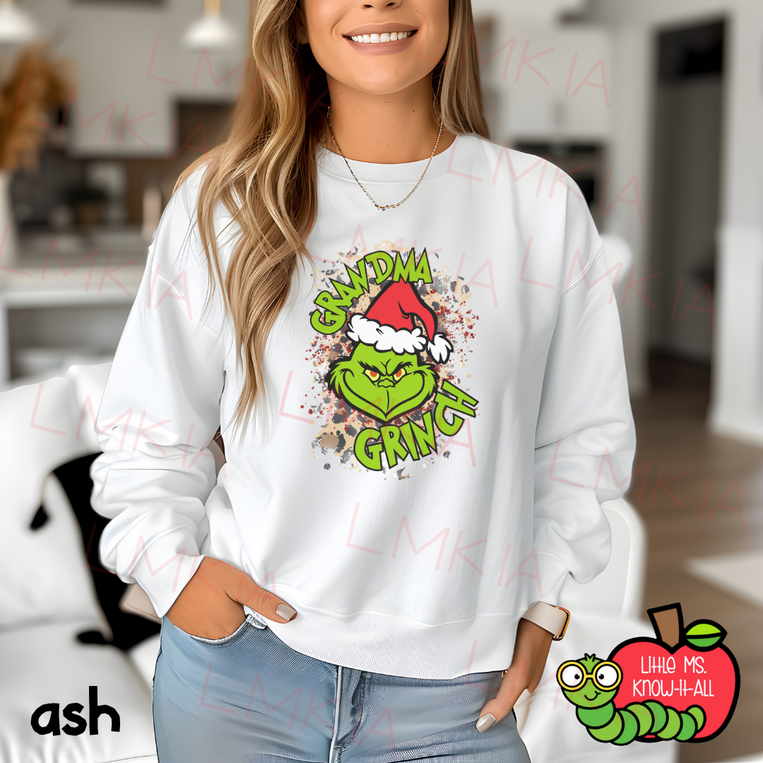 Personalized Christmas Movie Crewneck Sweatshirt