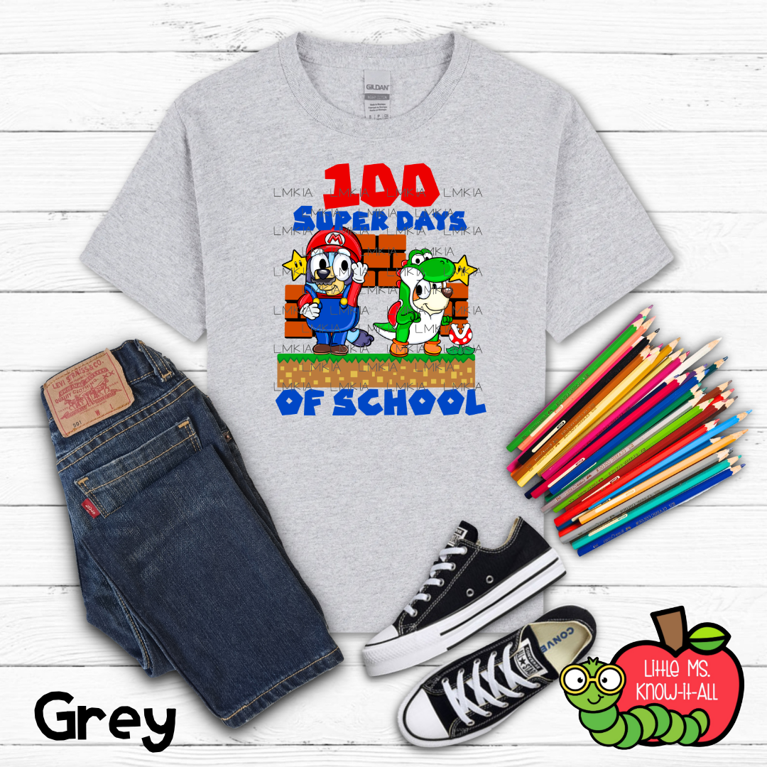 100 Super Days of School Kids T-Shirt