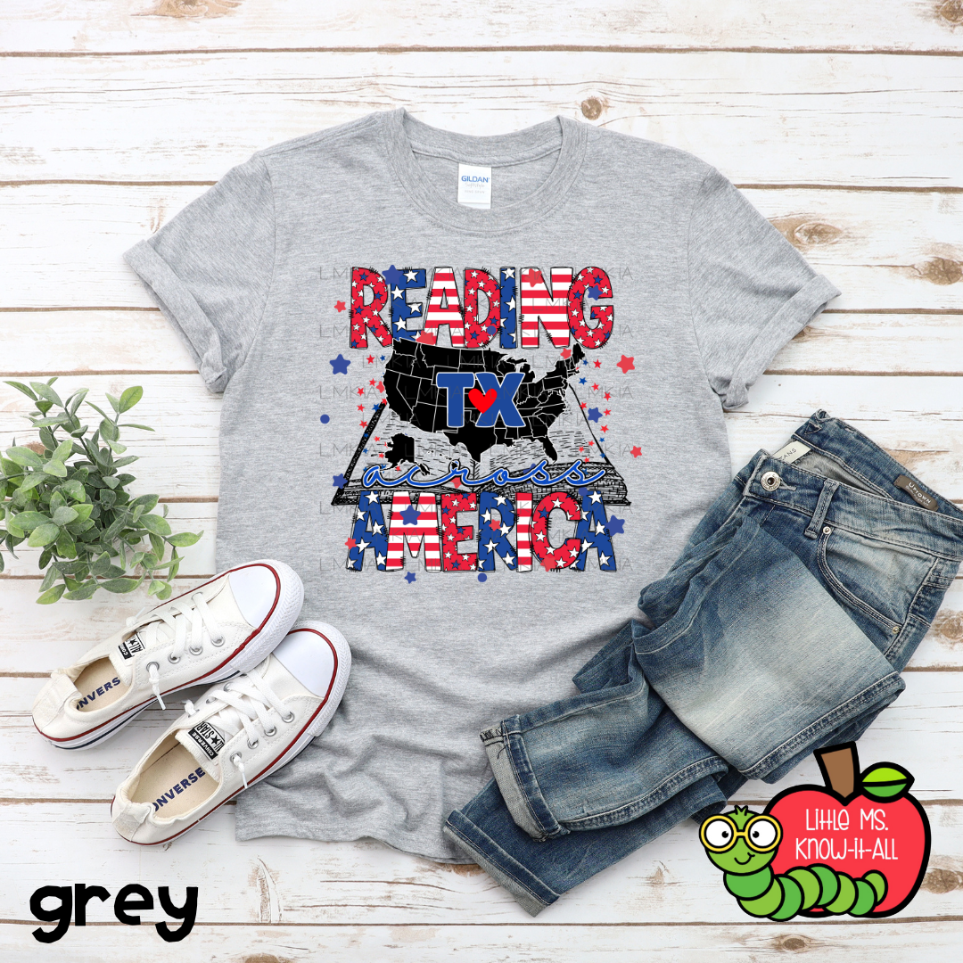 Read Across America Texas T-Shirt