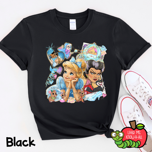 Cleaning Princess Polaroid T-Shirt