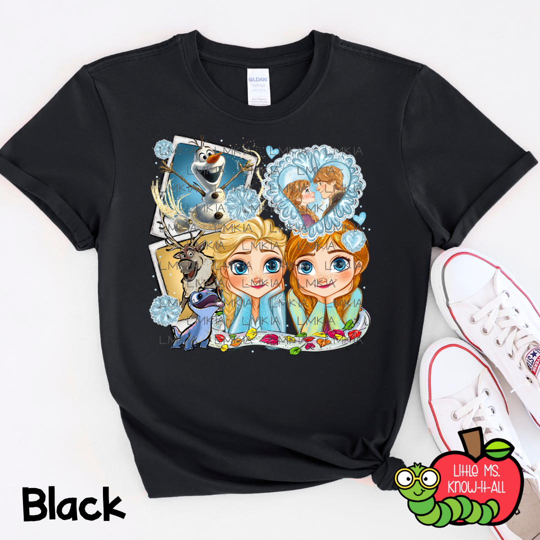 Princess Sisters Polaroid T-Shirt
