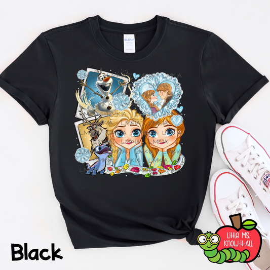 Princess Sisters Polaroid T-Shirt