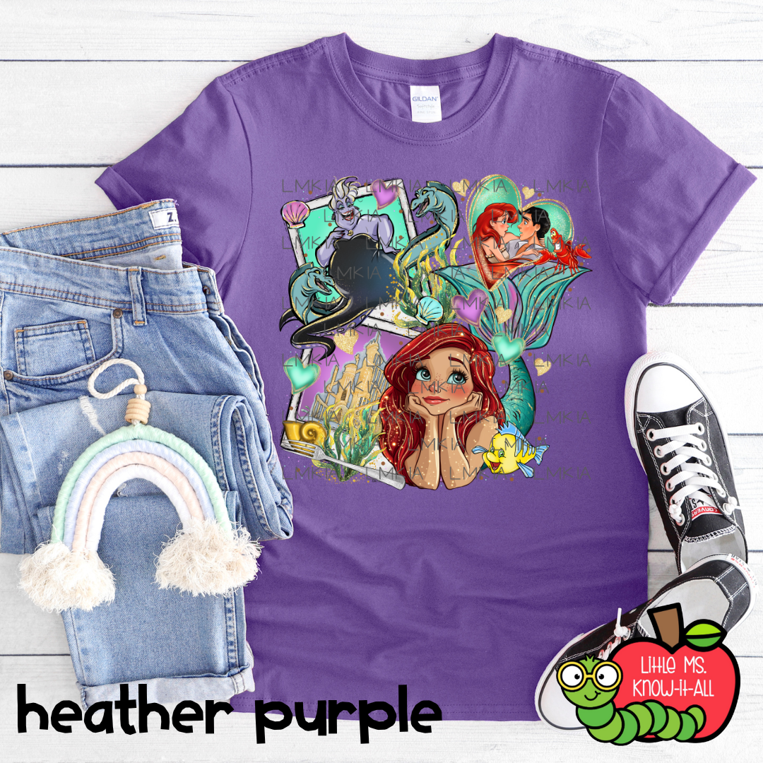 Mermaid Princess Polaroid T-Shirt