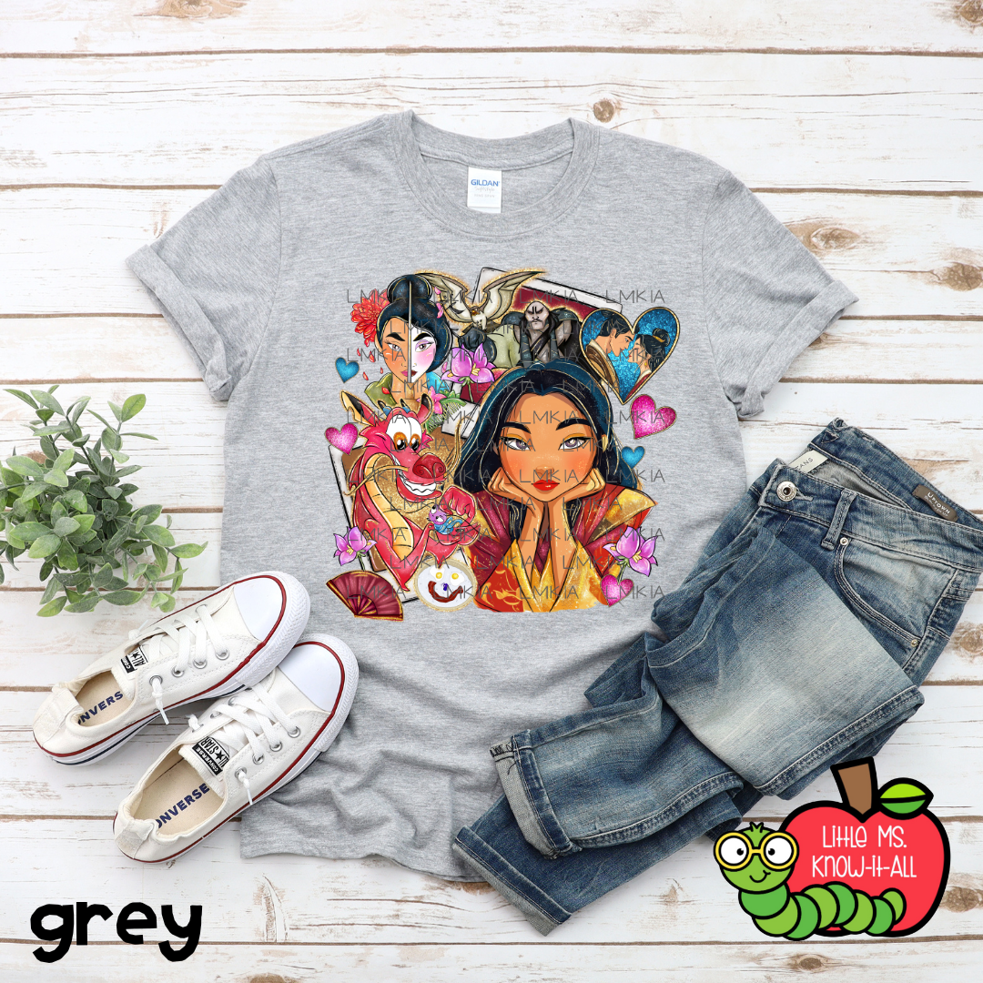 Chinese Princess Polaroid T-Shirt