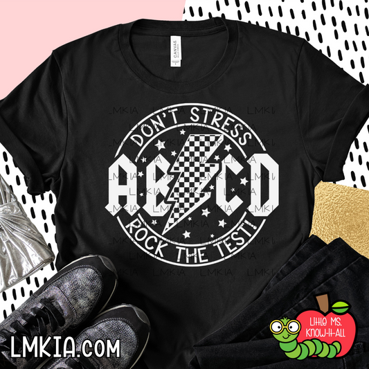 ABCD Rock the Test T-Shirt