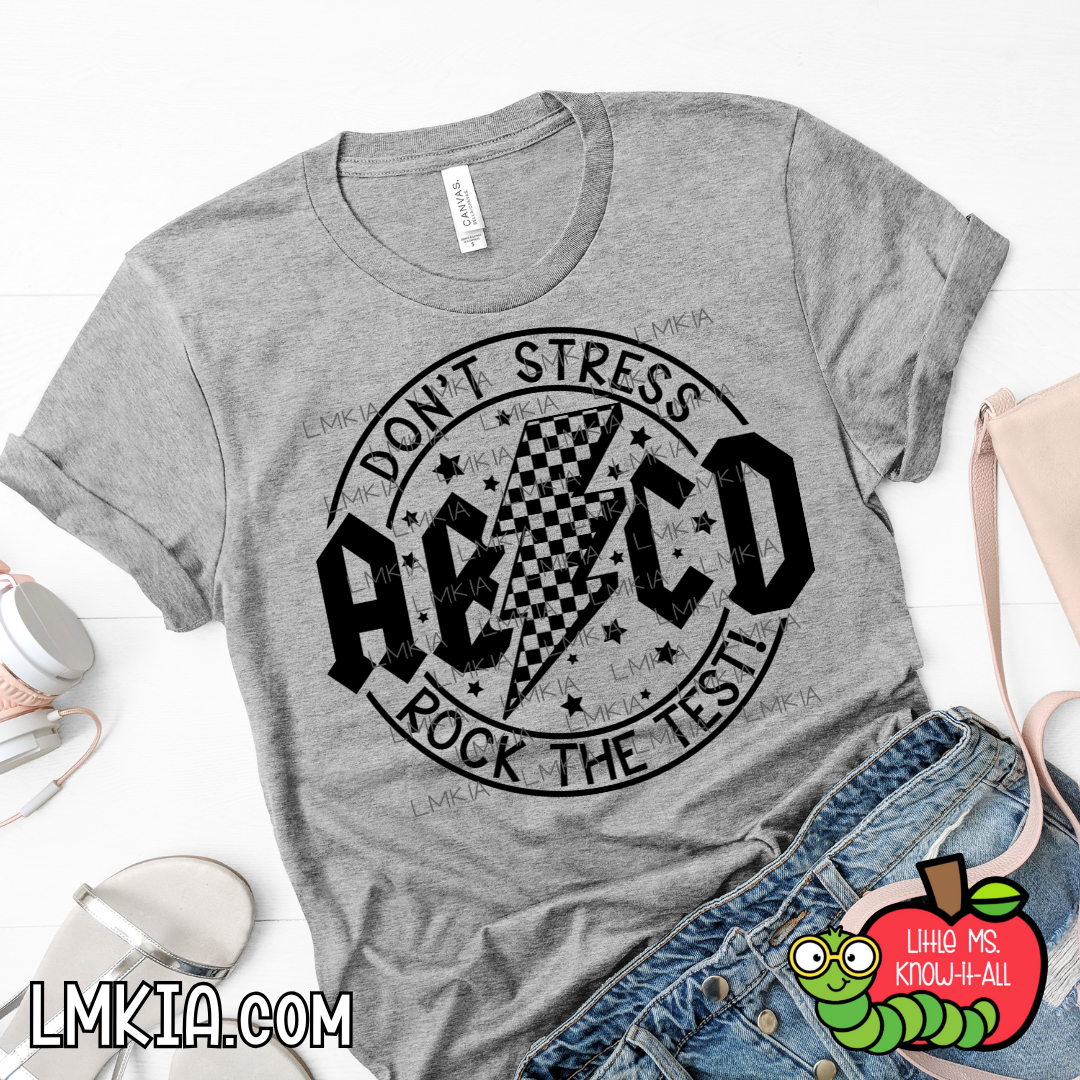 ABCD Rock the Test T-Shirt