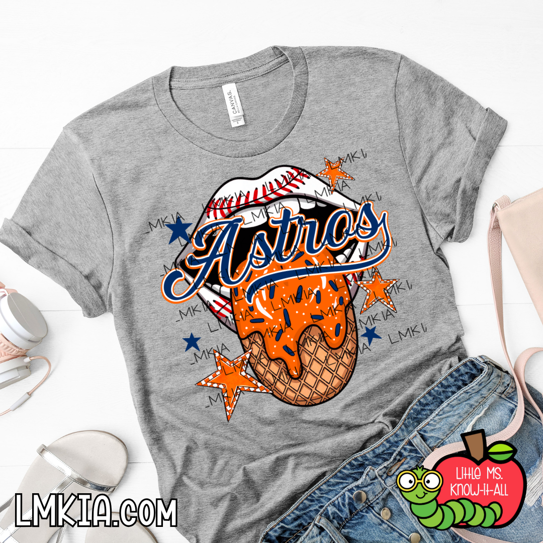 Baseball Team Tongue Drip T-Shirt