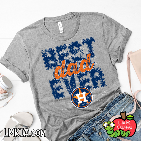 Best Dad Ever Baseball T-Shirt