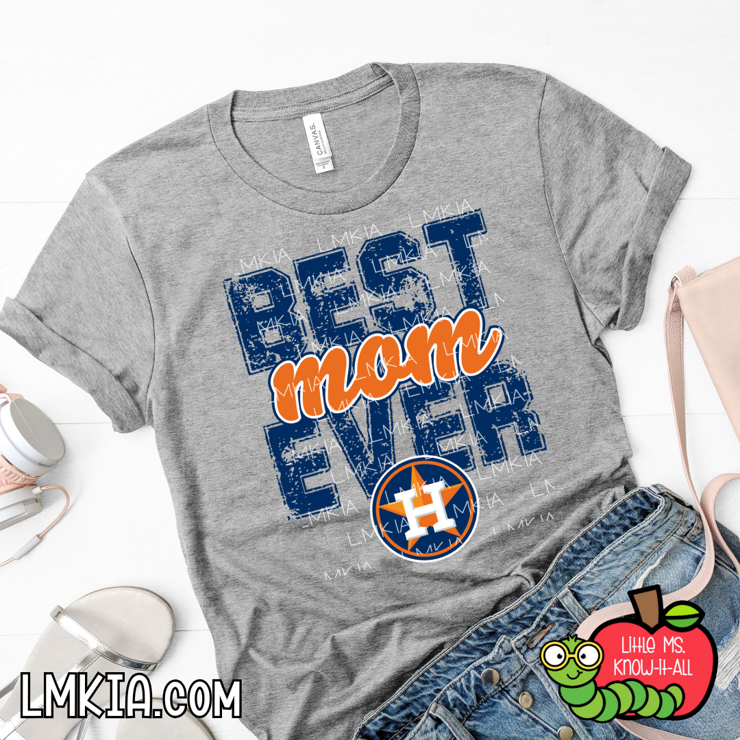 Best Mom Ever Baseball T-Shirt