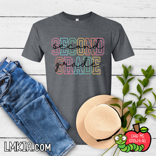 Pastel Collegiate Grade Level T-Shirt