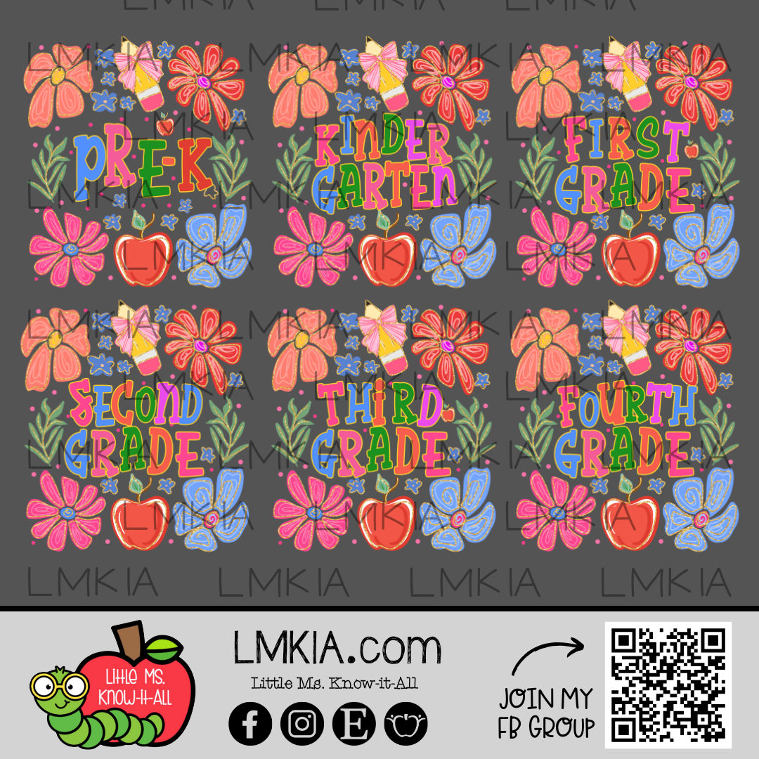 Pastel Floral Grade Level T-Shirt