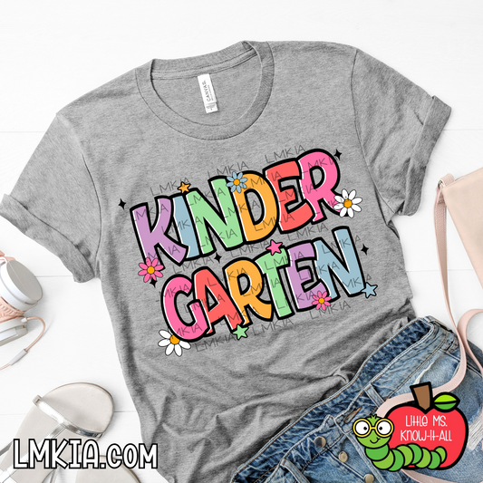 Rainbow Daisy Grade Level T-Shirt