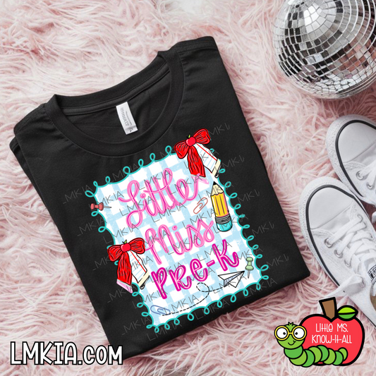 Little Miss Grade Level T-Shirt