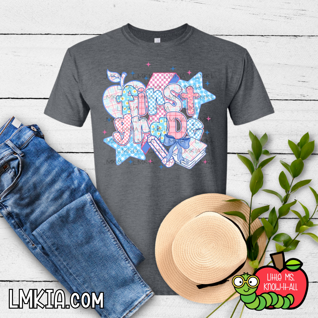 Pastel Patterns Grade Level T-Shirt