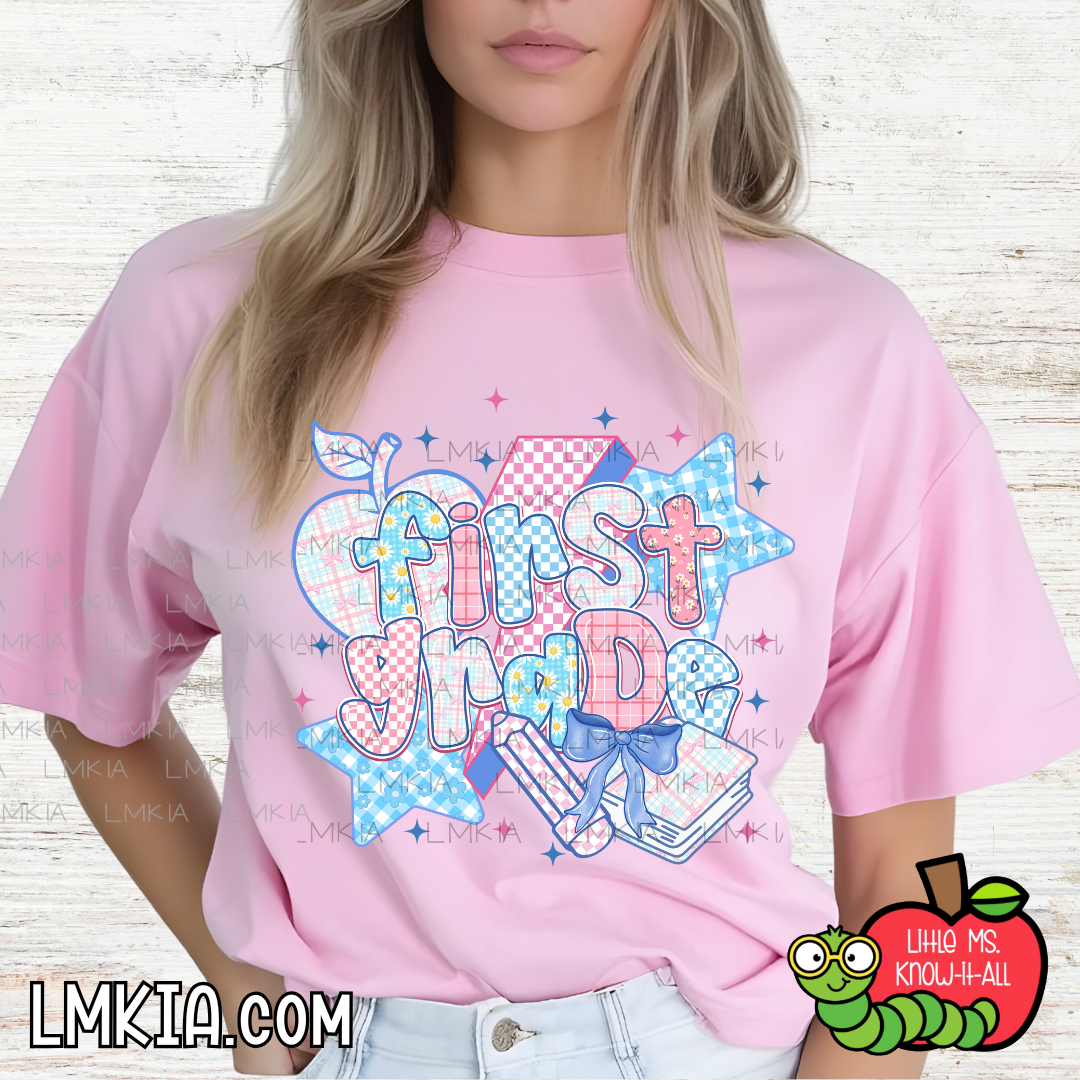 Pastel Patterns Grade Level T-Shirt