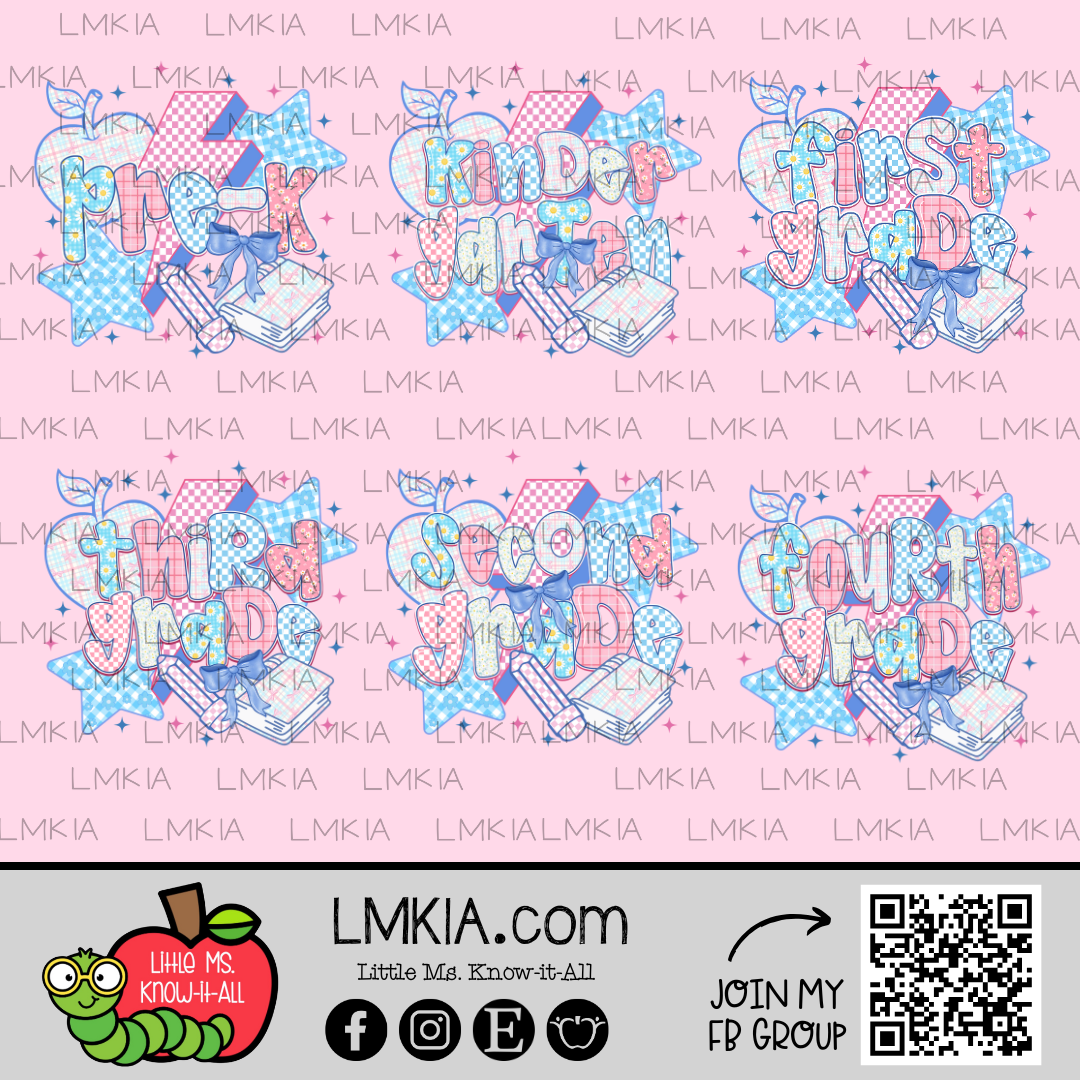 Pastel Patterns Grade Level T-Shirt