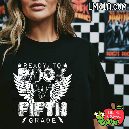 Ready to Rock Grade Level Teacher T-Shirt