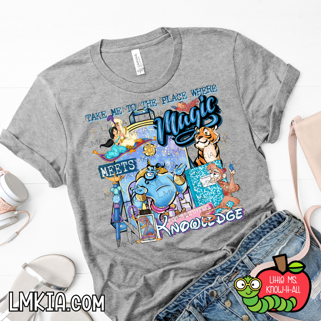 Magic Meets Knowledge Princess T-Shirt