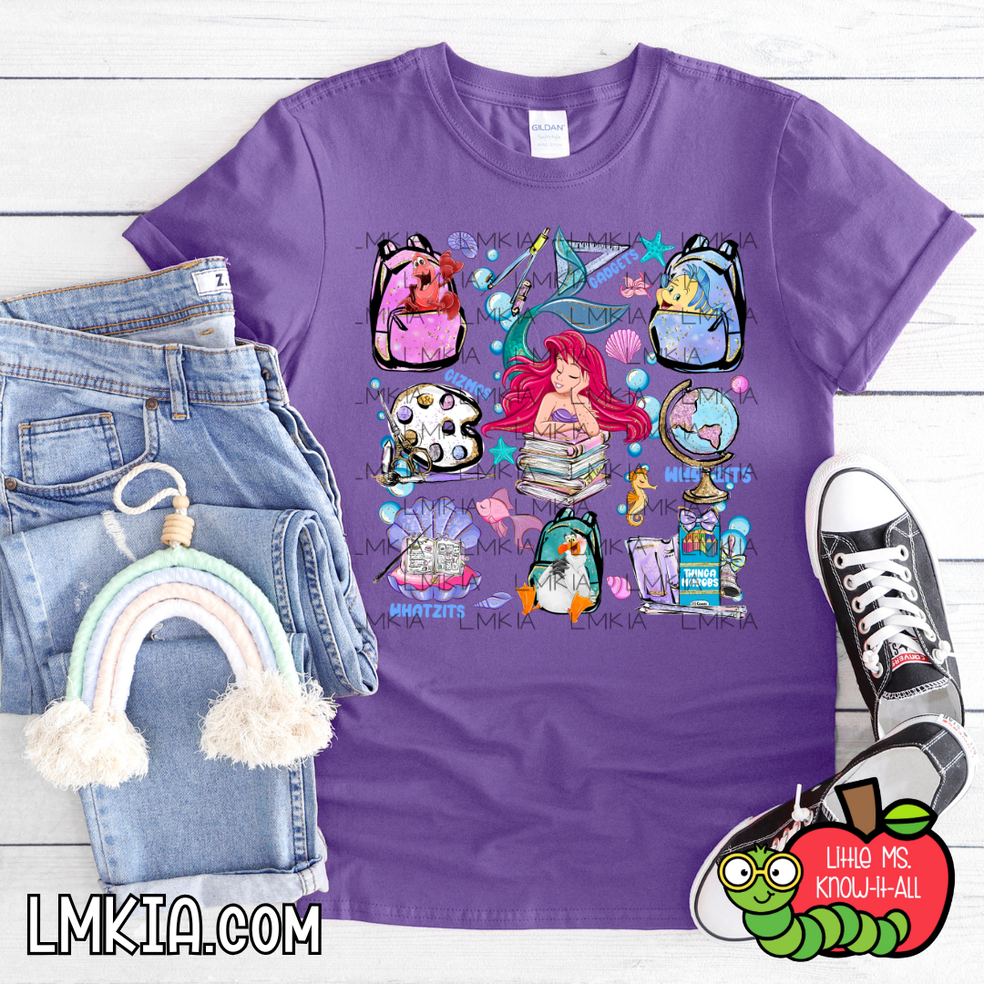 Mermaid Coquette Backpack T-Shirt