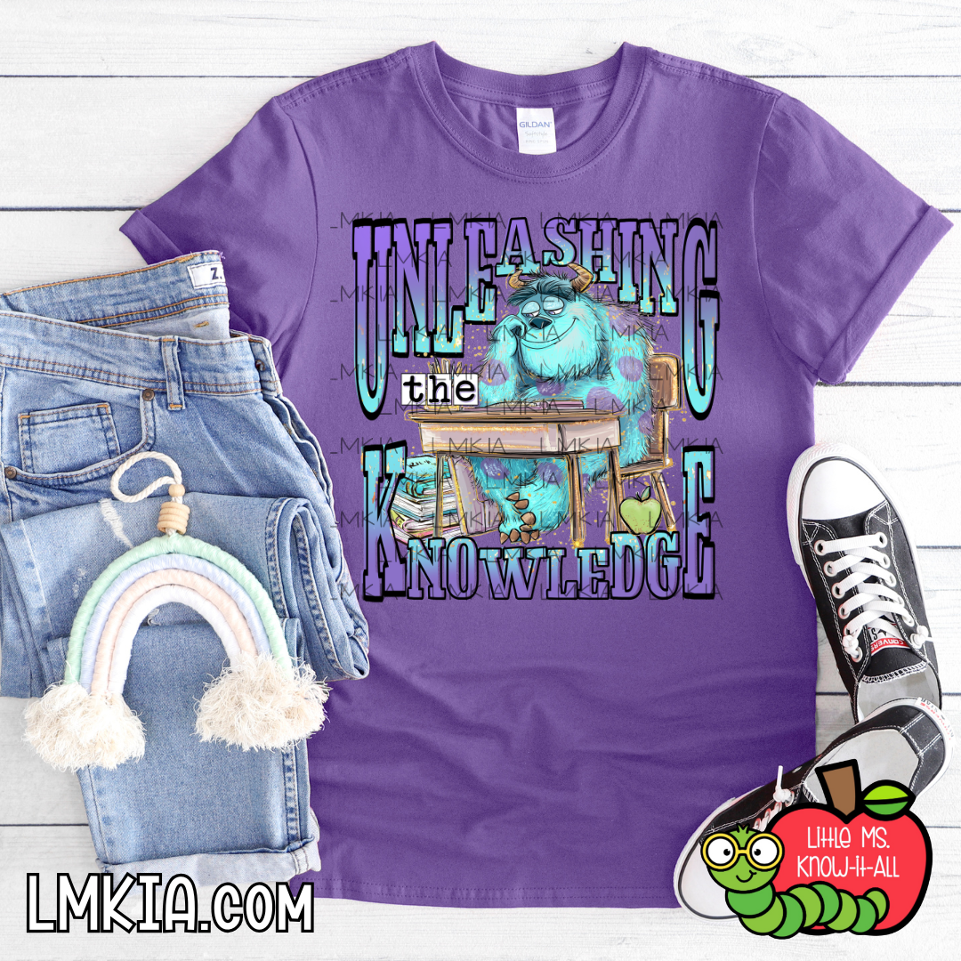 Monsters Unleashing Knowledge T-Shirt