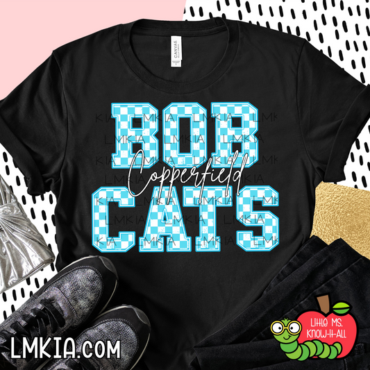 Checkered Bobcats T-Shirt