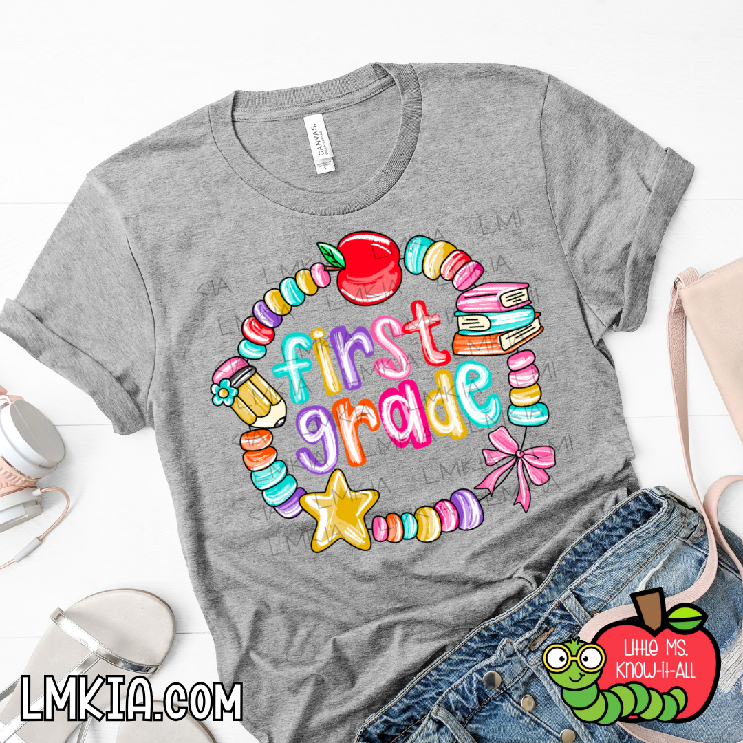 Friendship Bracelet Grade Level Teacher T-Shirt