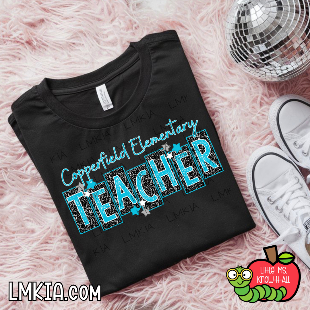Composition Frame Copperfield Teacher T-Shirt