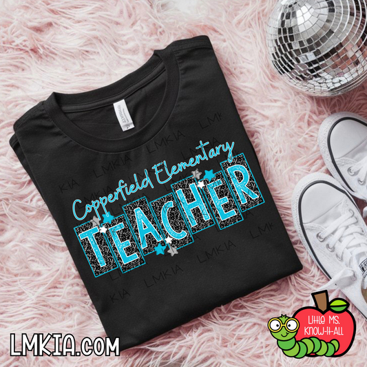 Composition Frame Copperfield Teacher T-Shirt