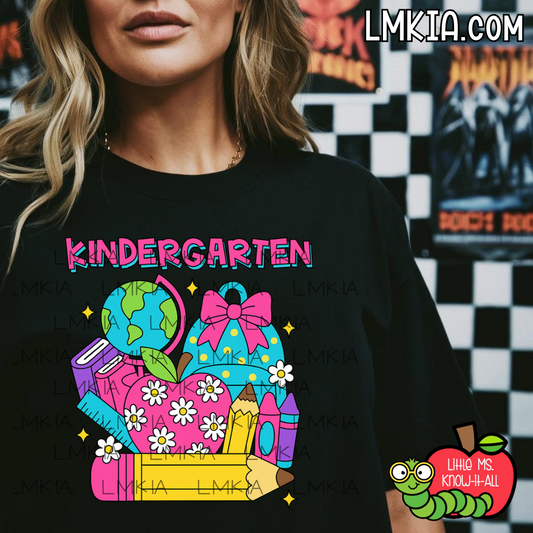 School Supply Grade Level Teacher T-Shirt