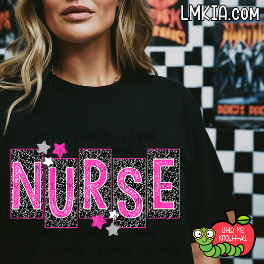 Pink Composition School T-Shirt