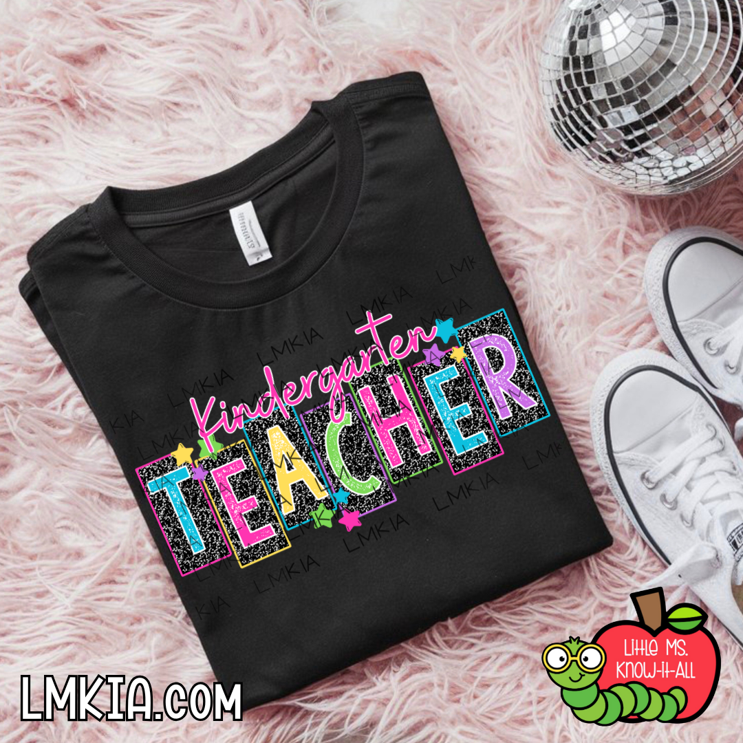 Rainbow Composition Grade Level Team T-Shirt