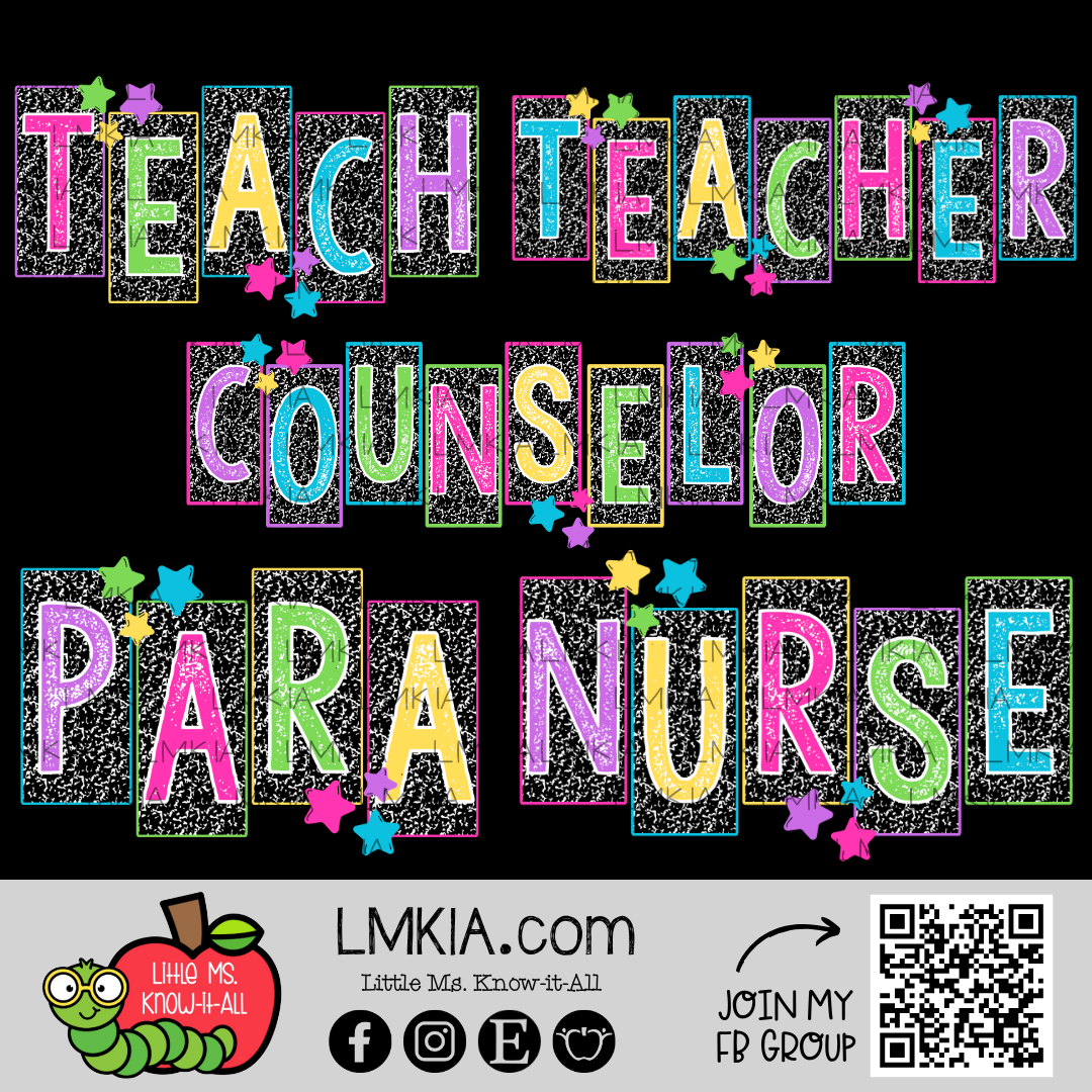 Rainbow Composition School T-Shirt