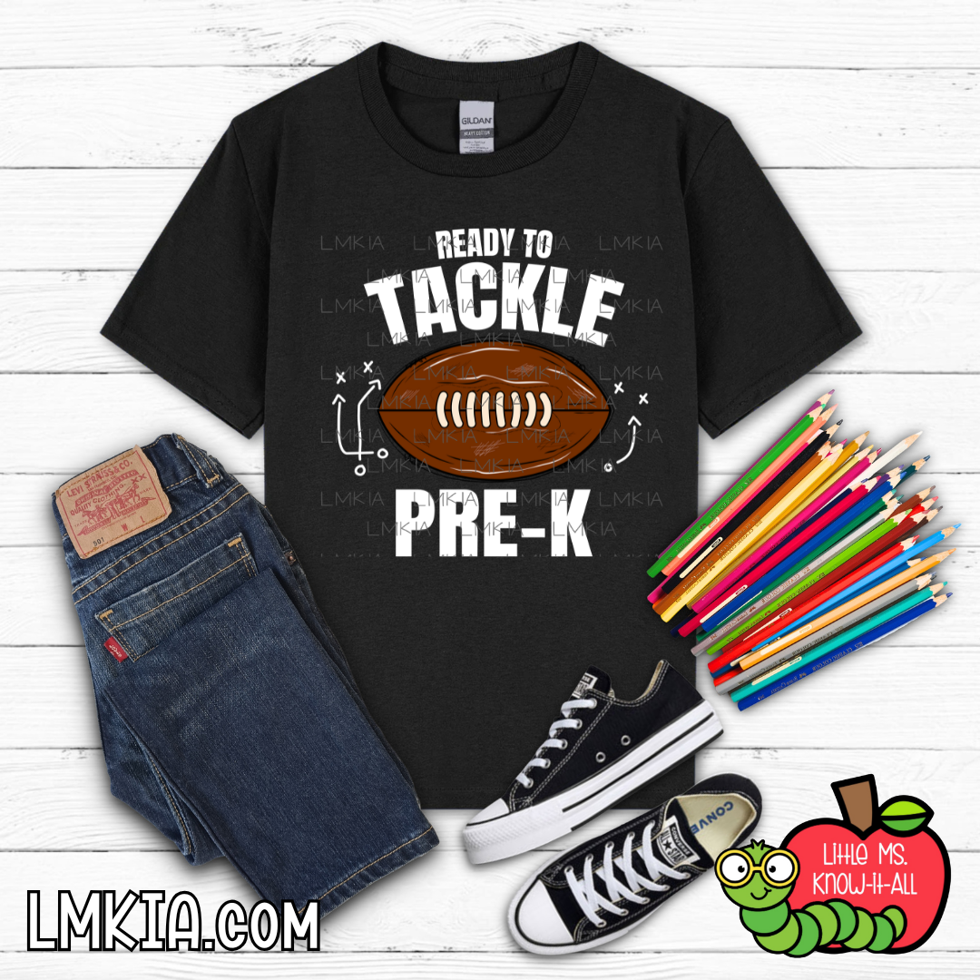 Ready to Tackle Kids Grade Level T-Shirt