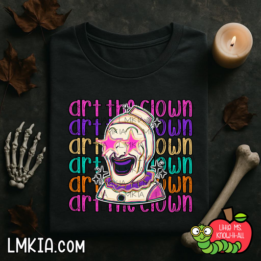 Bright Spooky Clown T-Shirt