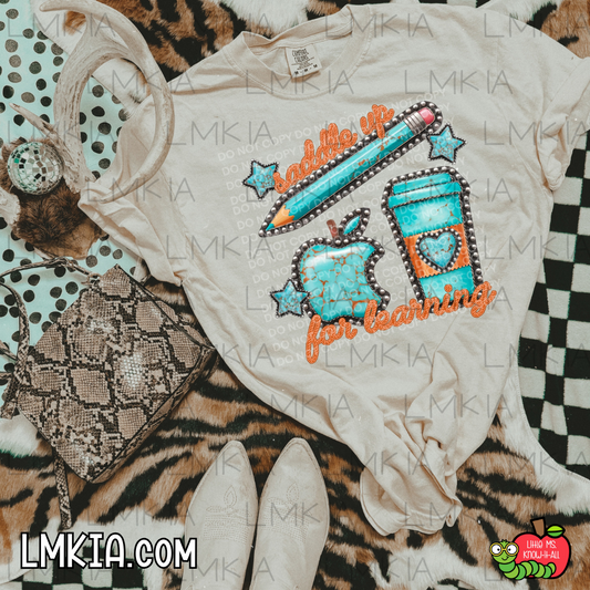 Saddle Up For Learning Western T-Shirt