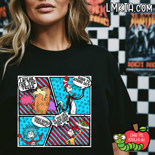 Book Character Comic T-Shirt