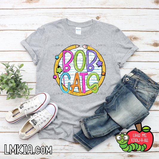 Bobcats Pencil T-Shirt