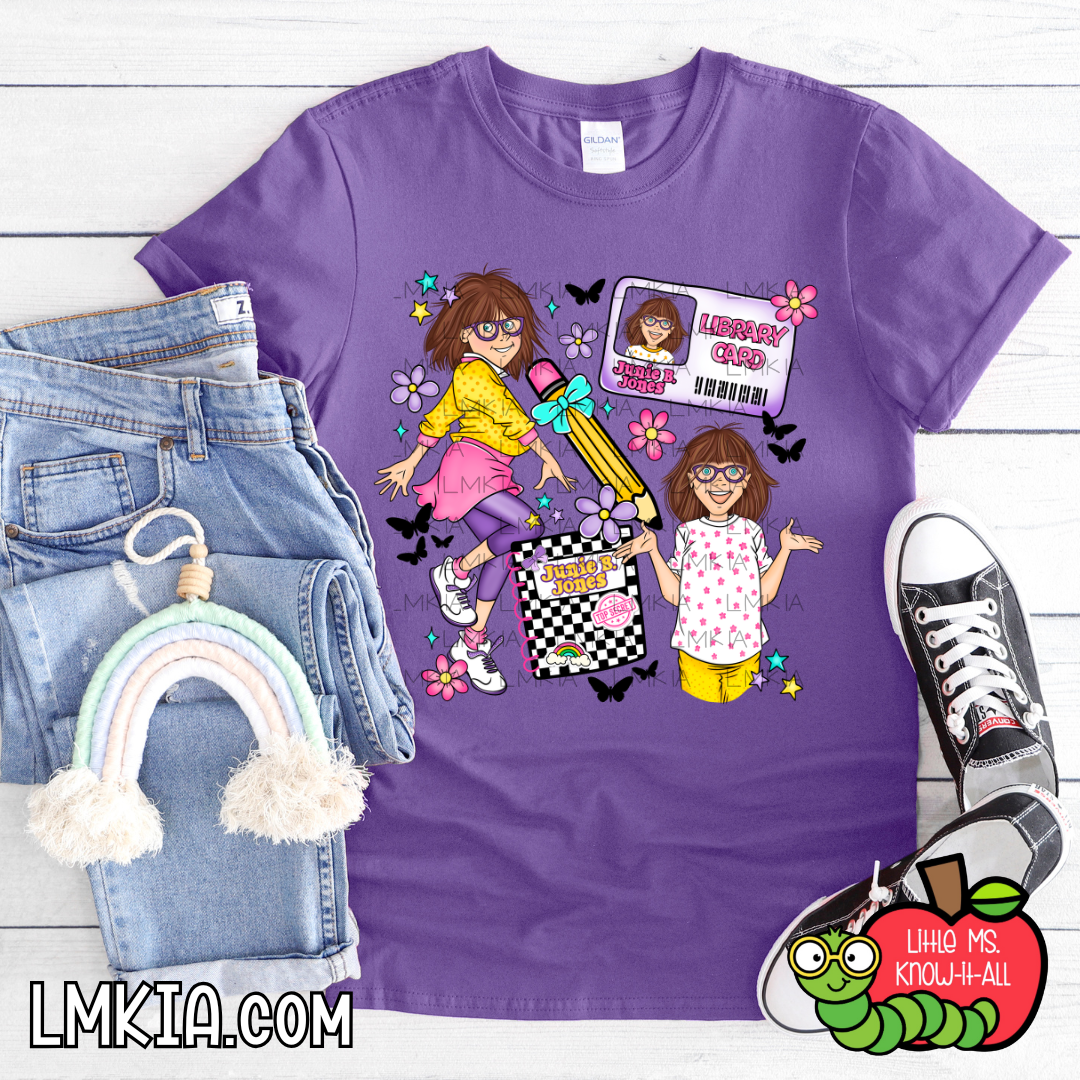 Book Character Library Card T-Shirt