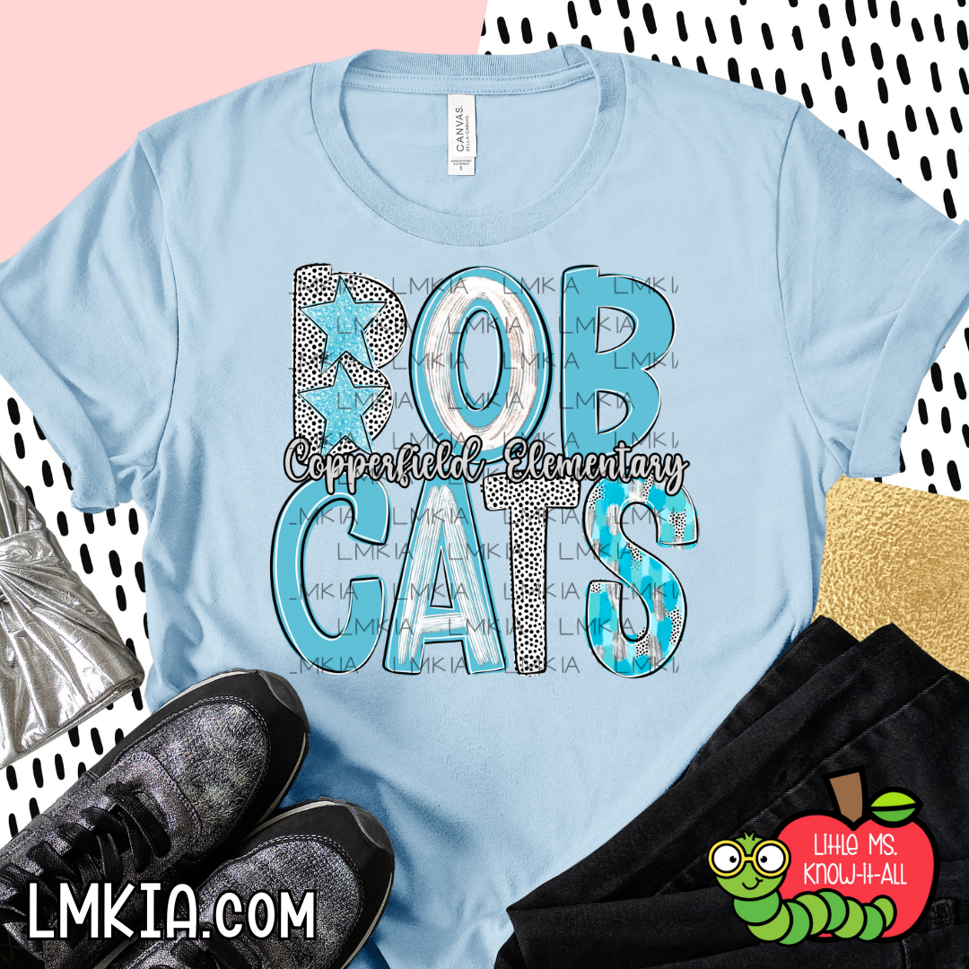 Doodle Bobcats T-Shirt