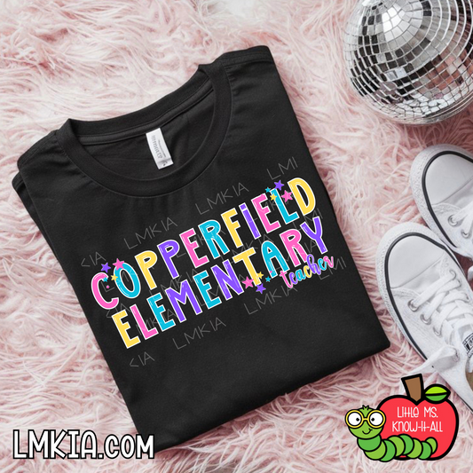 Bright Stars Copperfield Teacher T-Shirt