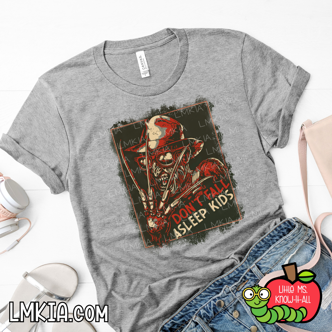 Don't Fall Asleep Kids T-Shirt