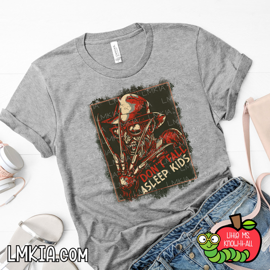 Don't Fall Asleep Kids T-Shirt