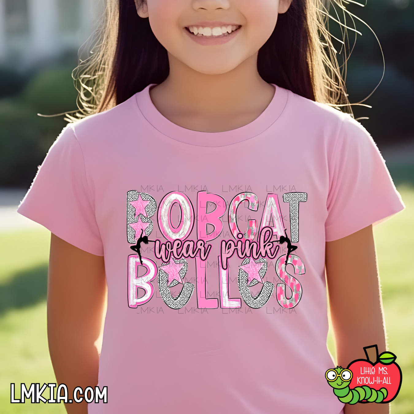 Bobcat Belles Wear Pink Youth T-Shirt