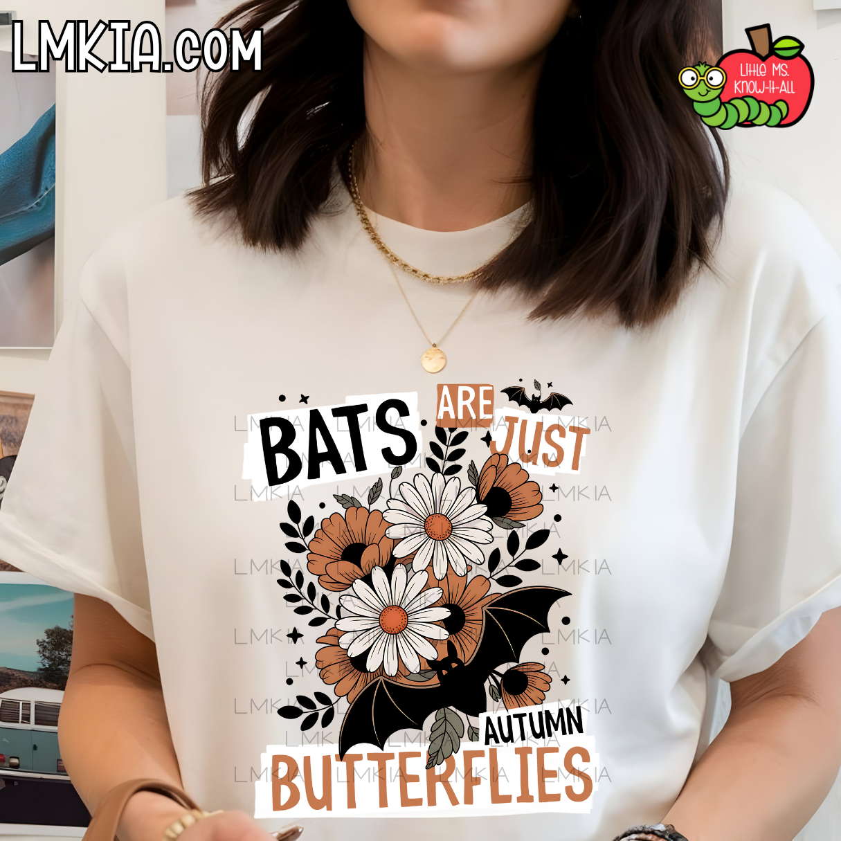 Bats Are Just Autumn Butterflies T-Shirt
