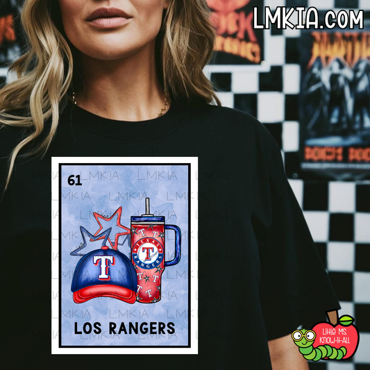 Los Rangerss Loteria T-Shirt