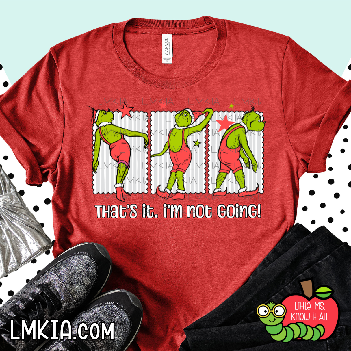 Green Christmas Movie Stamps T-Shirt