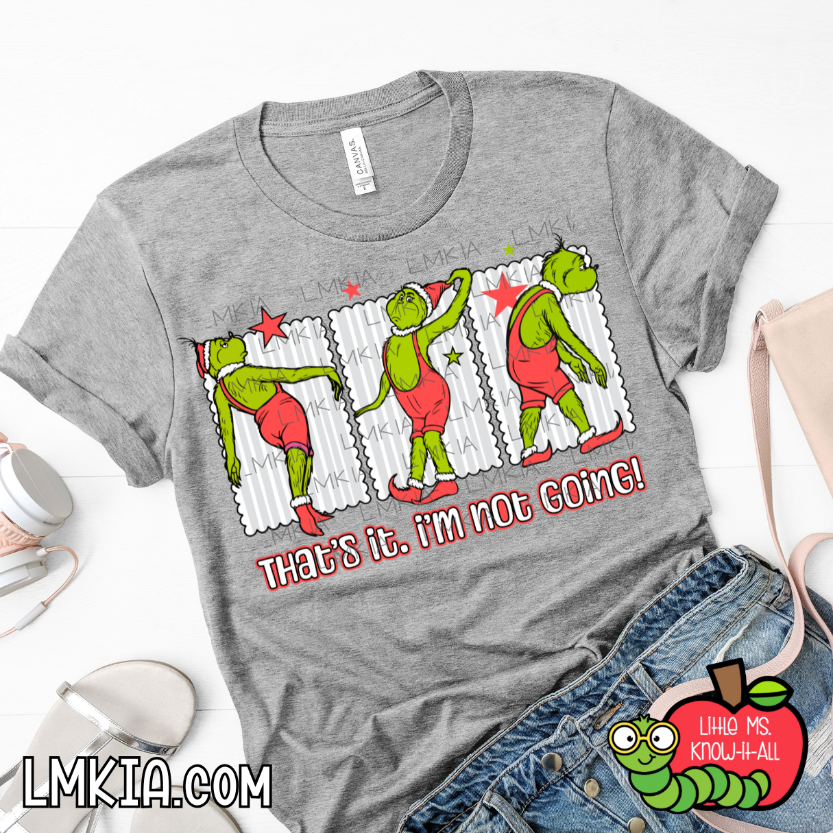 Green Christmas Movie Stamps T-Shirt