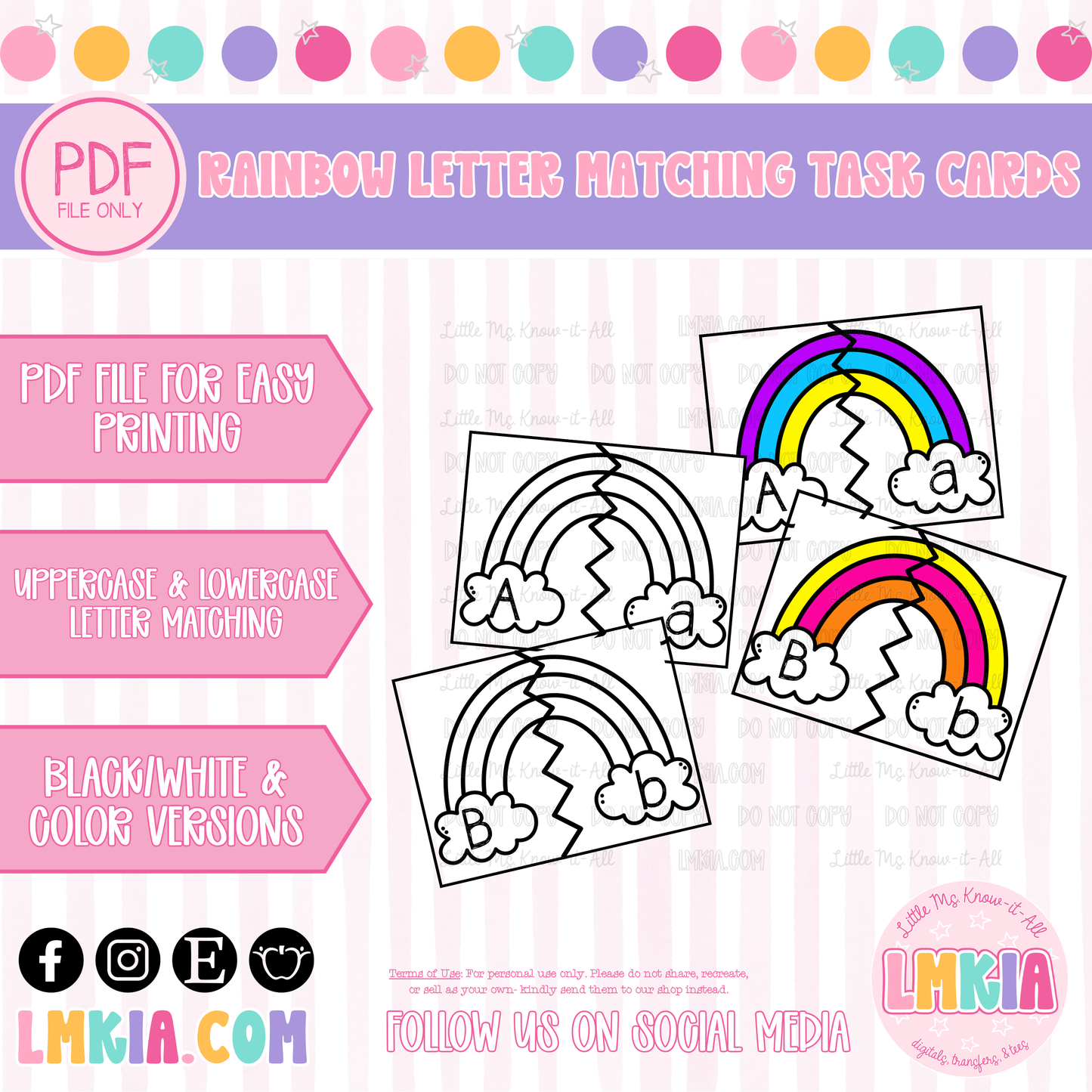 Upper & Lowercase Letter Printable Matching Puzzle Cards