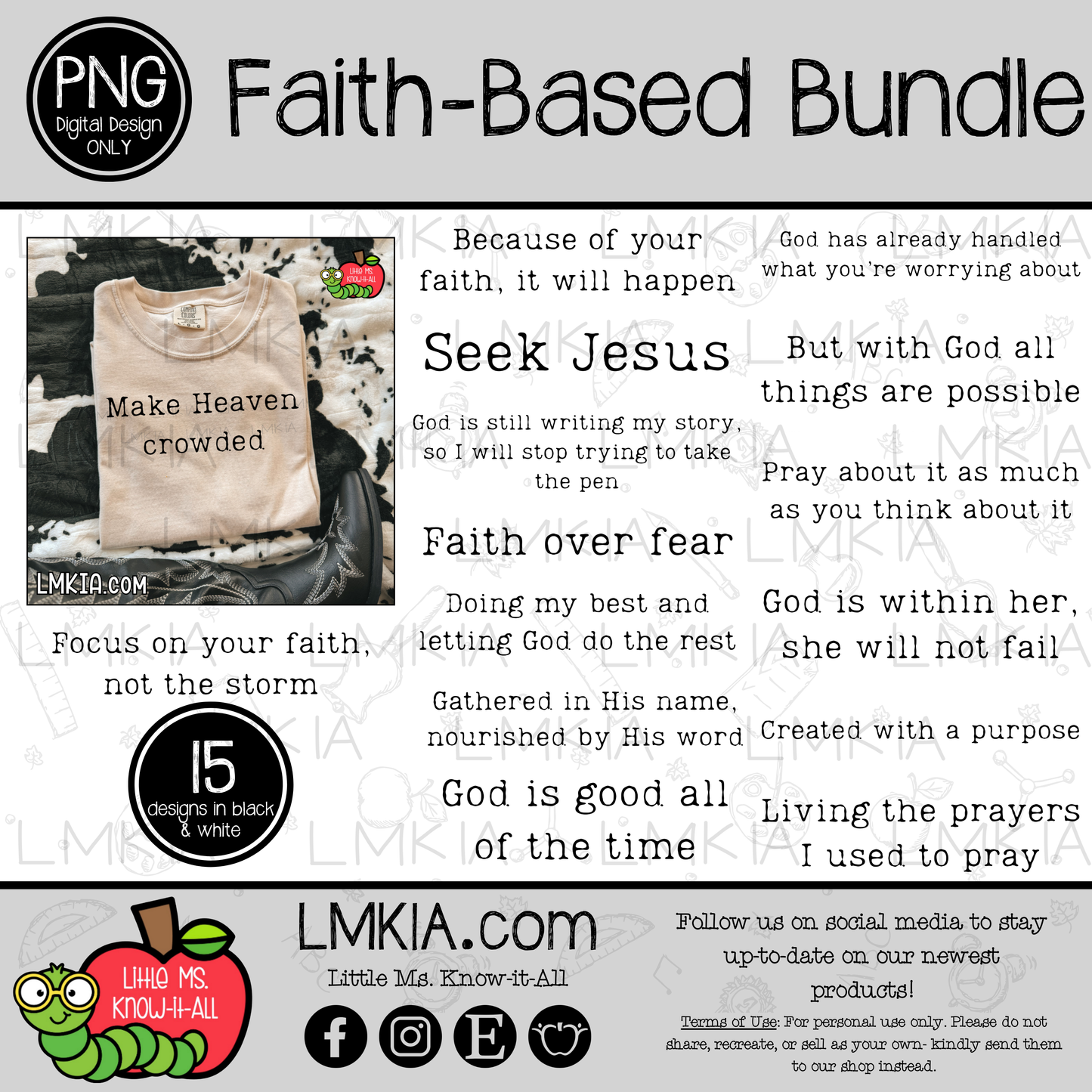 Faith-Based Bundle PNG