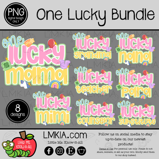 One Lucky Bundle PNG